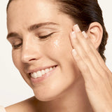 Model applying SeneGence Microbiome Boosting Serum product.
